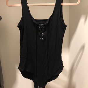 American eagle lace up bodysuit